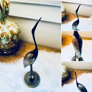 🦋2/$10 3/$15 4/$18 5/$20 Vintage Brass Bird Statue